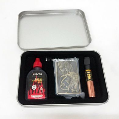 Стильная зажигалка в подарок N10, Зажигалка для курения, Зажигалка GJ-684 бензиновая счастливая