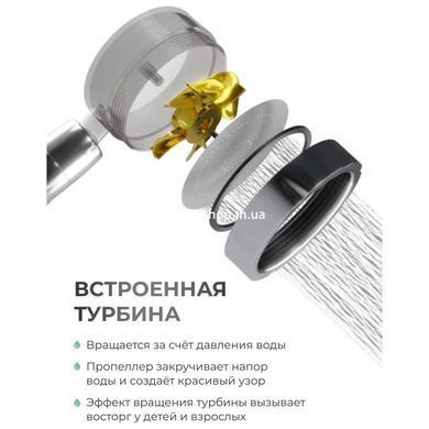 Лейка для душа с масажем, Насадка для душа, Душ с изменяемыми режимами струи, Лейка для душа QX-541 с режимами
