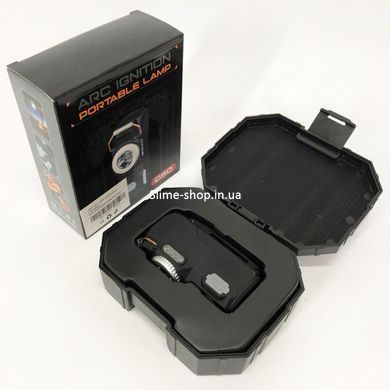 Многофункциональный армейский фонарь D50-SMD индикация заряда, зажигалка. VC-854 Цвет: черный