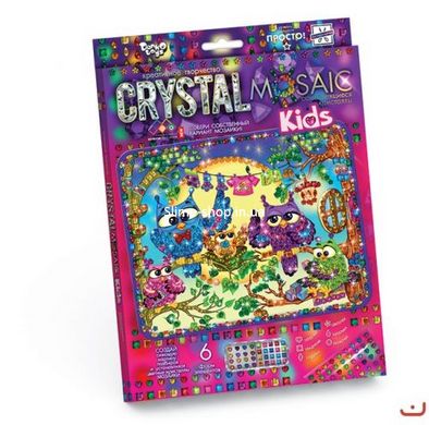 Набір для креативної творчості "CRYSTAL MOSAIC KIDS", "Совушки"