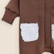 Комбинезон детский тринитка с капюшоном Teddy