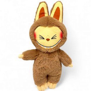 Игрушка мягкая "Лабубу Коричневая" 34 см