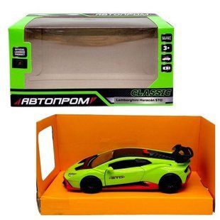 МАШИНА АВТОПРОМ, Lamborghini Huracan STO (ЗЕЛЕНАЯ)