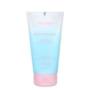 Гель после загара для лица и тела Hollyskin Sun Protect. с алое вера и д-пантенолом 150 мл
