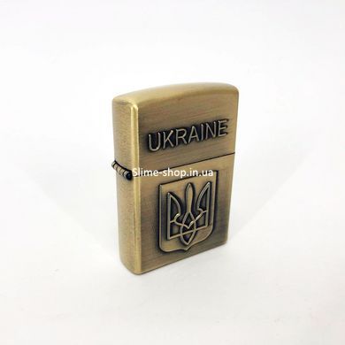 Запальничка бензинова щаслива герб України 4410, Запальничка бензин, Оригінальна запальничка CH-272 у подарунок