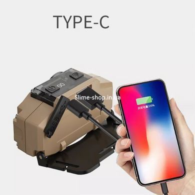 Налобный фонарь на голову CH-8825-3P35+COB(white+yellow)+RGB, Фонарь для шлема XQ-810 на голову