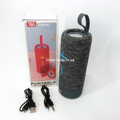 Bluetooth колонка с разноцветной подсветкой TG619C, Беспроводная акустика NS-828 портативная мощная