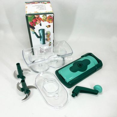 Тертка для овочів Nicer Dicer Twist, Ломтерізка ручна шатківниця, Овочерізка AG-622 для приготування