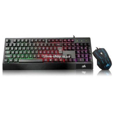 Клавиатура+мышка UKC с LED подсветкой от USB M-710, клавиатура игровая с подсветкой AW-971 и мышкой