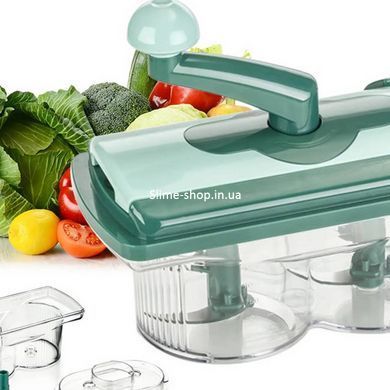 Тертка для овочів Nicer Dicer Twist, Ломтерізка ручна шатківниця, Овочерізка AG-622 для приготування