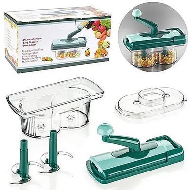 Тертка для овочів Nicer Dicer Twist, Ломтерізка ручна шатківниця, Овочерізка AG-622 для приготування
