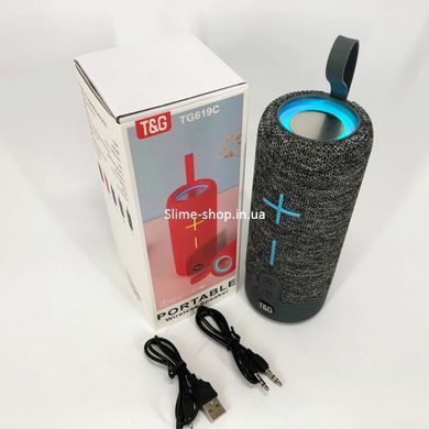 Bluetooth колонка с разноцветной подсветкой TG619C, Беспроводная акустика NS-828 портативная мощная
