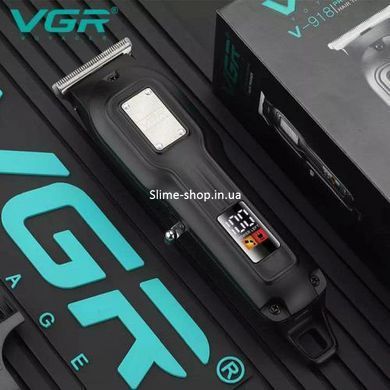Мужской триммер для окантовки VGR V-918, Профессиональный триммер с насадками, NO-240 Подстригательная машинка