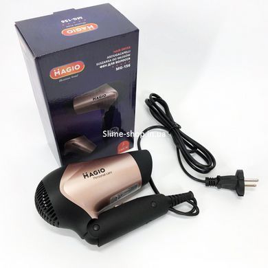 Мощный фен расческа Magio MG-156, Бытовой дорожный фен для волос, Домашний фен, Мощный фен KF-154 для волос