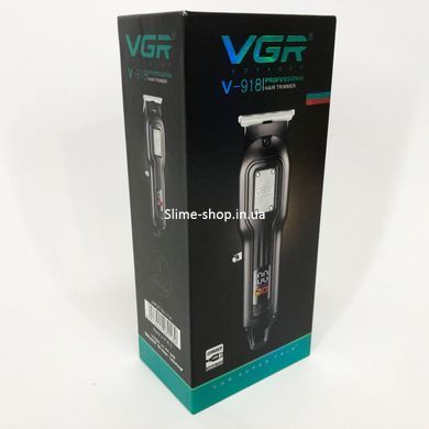 Мужской триммер для окантовки VGR V-918, Профессиональный триммер с насадками, NO-240 Подстригательная машинка