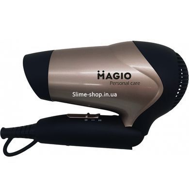 Мощный фен расческа Magio MG-156, Бытовой дорожный фен для волос, Домашний фен, Мощный фен KF-154 для волос