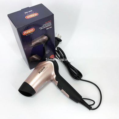 Мощный фен расческа Magio MG-156, Бытовой дорожный фен для волос, Домашний фен, Мощный фен KF-154 для волос