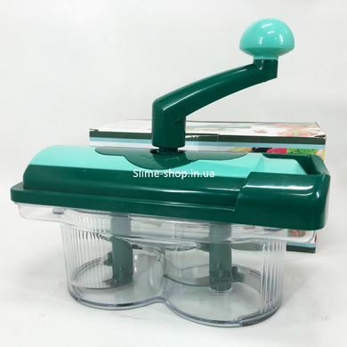 Тертка для овочів Nicer Dicer Twist, Ломтерізка ручна шатківниця, Овочерізка AG-622 для приготування