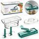 Тертка для овочів Nicer Dicer Twist, Ломтерізка ручна шатківниця, Овочерізка AG-622 для приготування