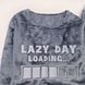 Сіра піжама велсофт Lazy Day