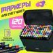 Якісні двосторонні спиртові маркери 120 шт, Набір скретч маркерів, Маркери UI-275 для дизайнерів