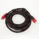 Кабель посилений 5м перехідник адаптер HDMI-HDMI тато-тато аудіо відео шнур GZ-461 в обмотці