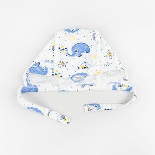Шапочка на зав'язках для новонароджених Elephants