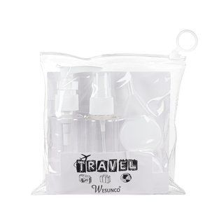 Дорожный набор емкостей для косметики WH Travel Bottles Set 4 шт. Белый