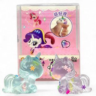 Гра антистрес &ldquo;Поні - My Little Pony&rdquo;, сквіш, блискітки (Мікс Видів)