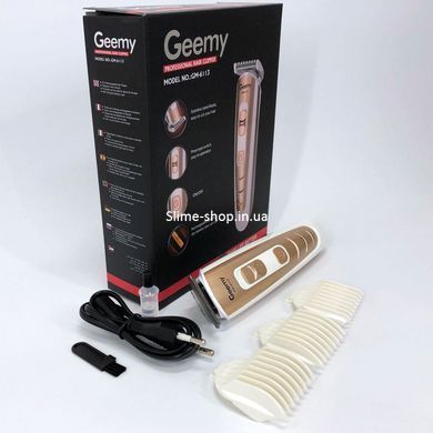 Домашние машинки для стрижки Gemei GM-6113, Триммер для бороды универсальная GZ-927 с насадками