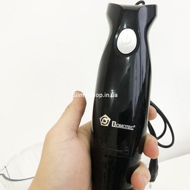 Ручний блендер шейкер DOMOTEC MS-5104 400 Вт, Подрібнювач для овочів, Ручний DY-152 портативний блендер