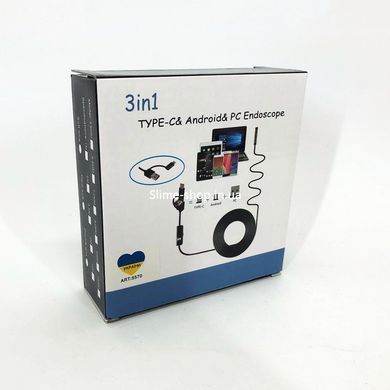 Эндоскоп для машины 2 м 7 мм, Автомобильный эндоскоп с поворотной камерой, WG-626 Цветной эндоскоп