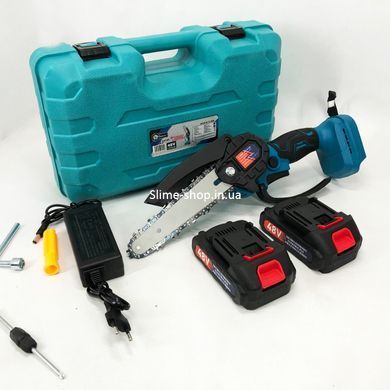 Потужна садова пилка 6" (15 см) Domotec 24V, Найменша ланцюгова пила акумуляторна BU-486 ланцюгова пила