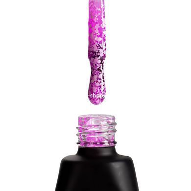 База для гель-лака камуфлирующая YouPOSH De luxe French Rubber Base № 93 Сиреневый мармелад конфети