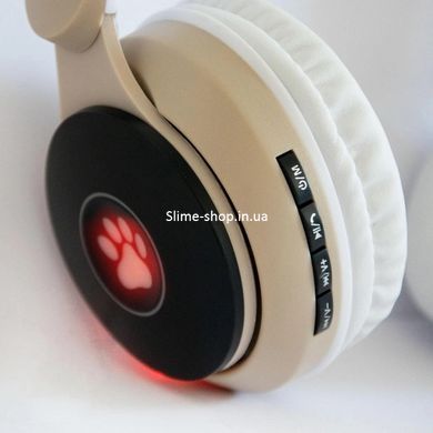 Детские наушники с ушками ST77, Bluetooth наушники с кошачьими ушками, Беспроводные наушники CU-625 cat ear