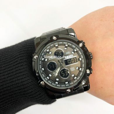 Часы для мужчины SKMEI 1389BK, Мужские тактические часы, Часы мужские ZE-290 для плавания