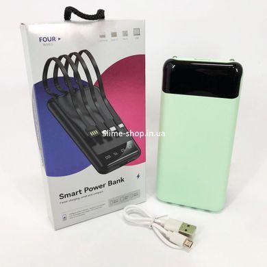 Павербанк Power Bank UKC 50000mAh Мобильная зарядка внешний аккумулятор портативный павер. ZT-519 Цвет: зеленый
