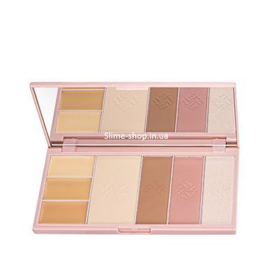 Палетка для контуринга лица Bogenia Angelic Correction Palette BG906