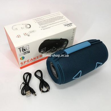 Гучна блютуз колонка TG657, Bluetooth-колонка з usb-портом, Колонка з MF-172 функцією зарядки