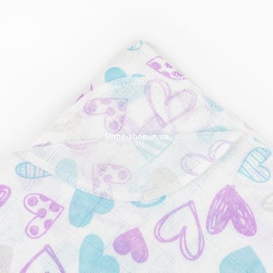 Пеленка детская 75х90 см Colored heart