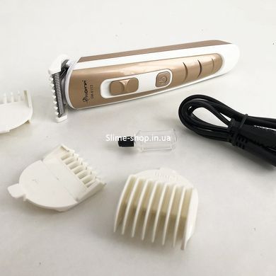 Домашние машинки для стрижки Gemei GM-6113, Триммер для бороды универсальная GZ-927 с насадками