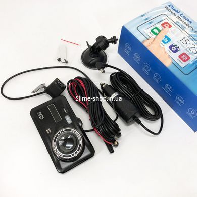 Автомобильный видеорегистратор с двумя камерами T672, LCD 4",1080P Full HD, с поддержкой ZN-818 ночного видения