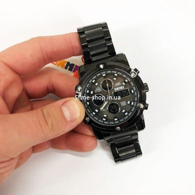 Часы для мужчины SKMEI 1389BK, Мужские тактические часы, Часы мужские ZE-290 для плавания
