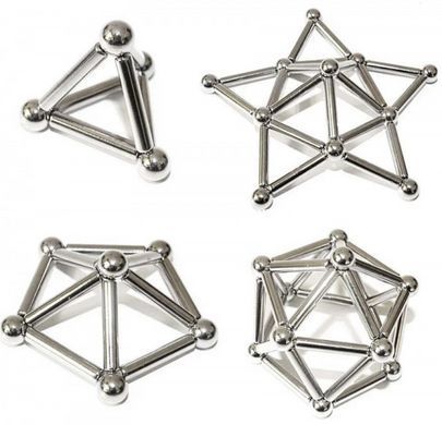 Магнитная игрушка neo cube Buckyballs n Buckybars, Магнитный конструктор, Neocube CK-215 магнитный конструктор