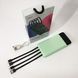 Павербанк Power Bank UKC 50000mAh Мобильная зарядка внешний аккумулятор портативный павер. ZT-519 Цвет: зеленый