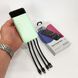 Павербанк Power Bank UKC 50000mAh Мобильная зарядка внешний аккумулятор портативный павер. ZT-519 Цвет: зеленый