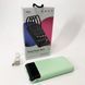 Павербанк Power Bank UKC 50000mAh Мобильная зарядка внешний аккумулятор портативный павер. ZT-519 Цвет: зеленый
