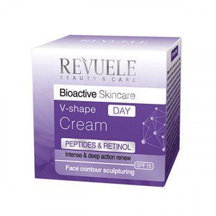Дневной для лица SPF 15 Revuele Bioactive Peptids & Retinol V-shape антивозрастной, 50 мл