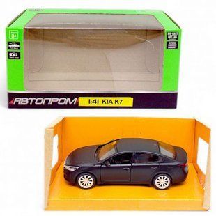 Металлическая машинка "KIA K7" из серии "Автопром" (черная)