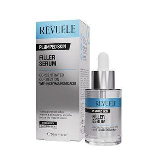 Сыворотка-филлер для лица Revuele Plumped Skin Filler с гиалуроновой кислотой, 30 мл